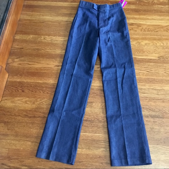 Denim - NWT Deadstock Vintage wide leg high rise jeans 27